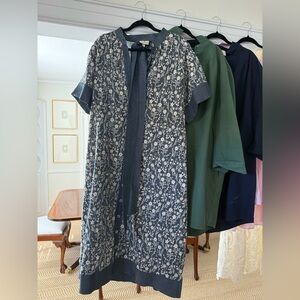 Tuckernuck Blue and White Floral Dress